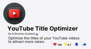 AI Agent: YouTube Title Optimizer