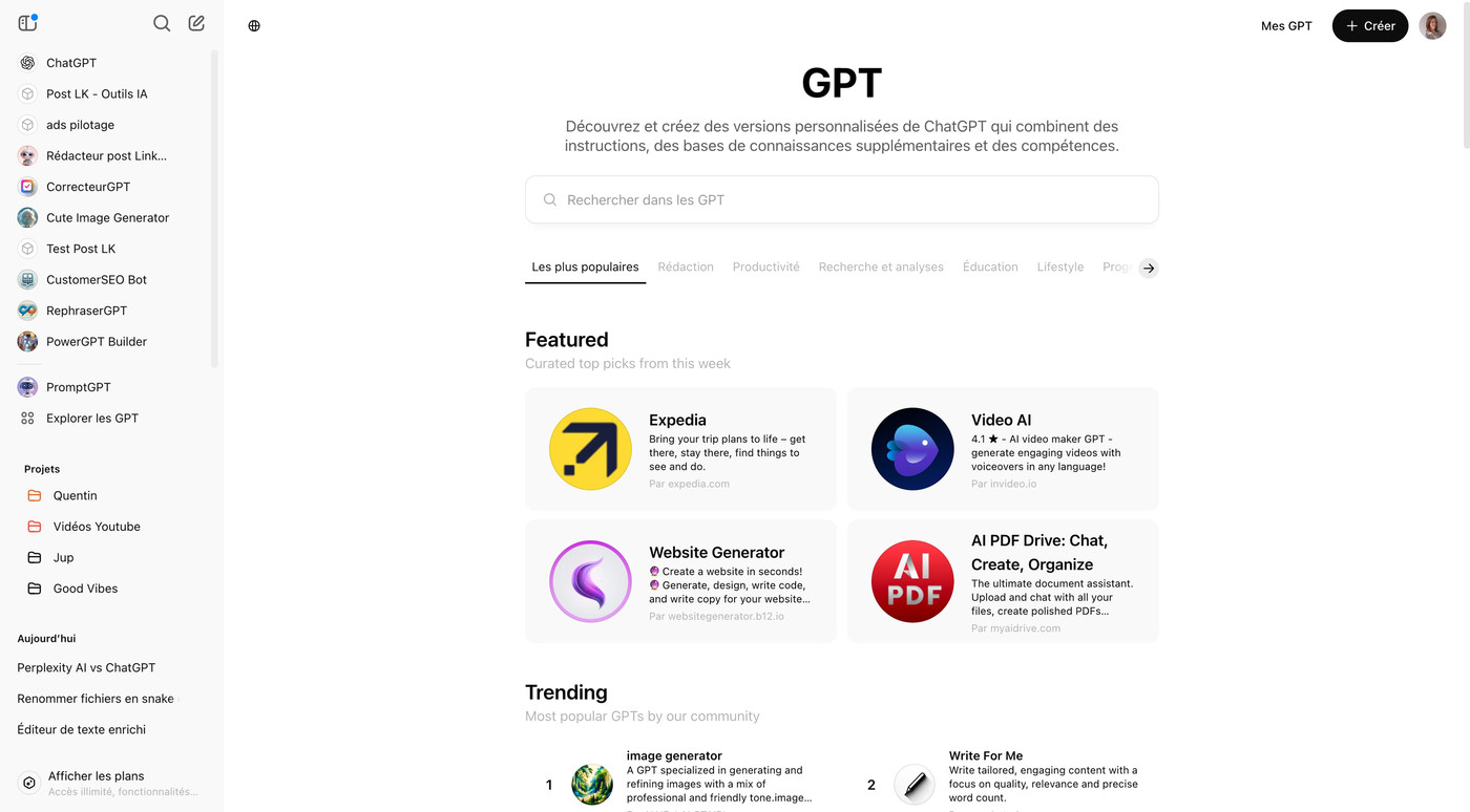 gpt de chatgpt