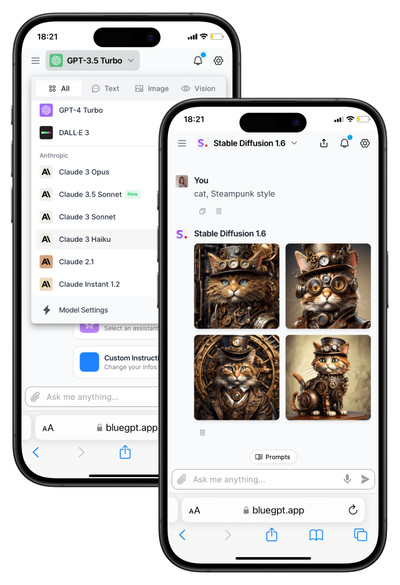 BlueGPT - Mobile App